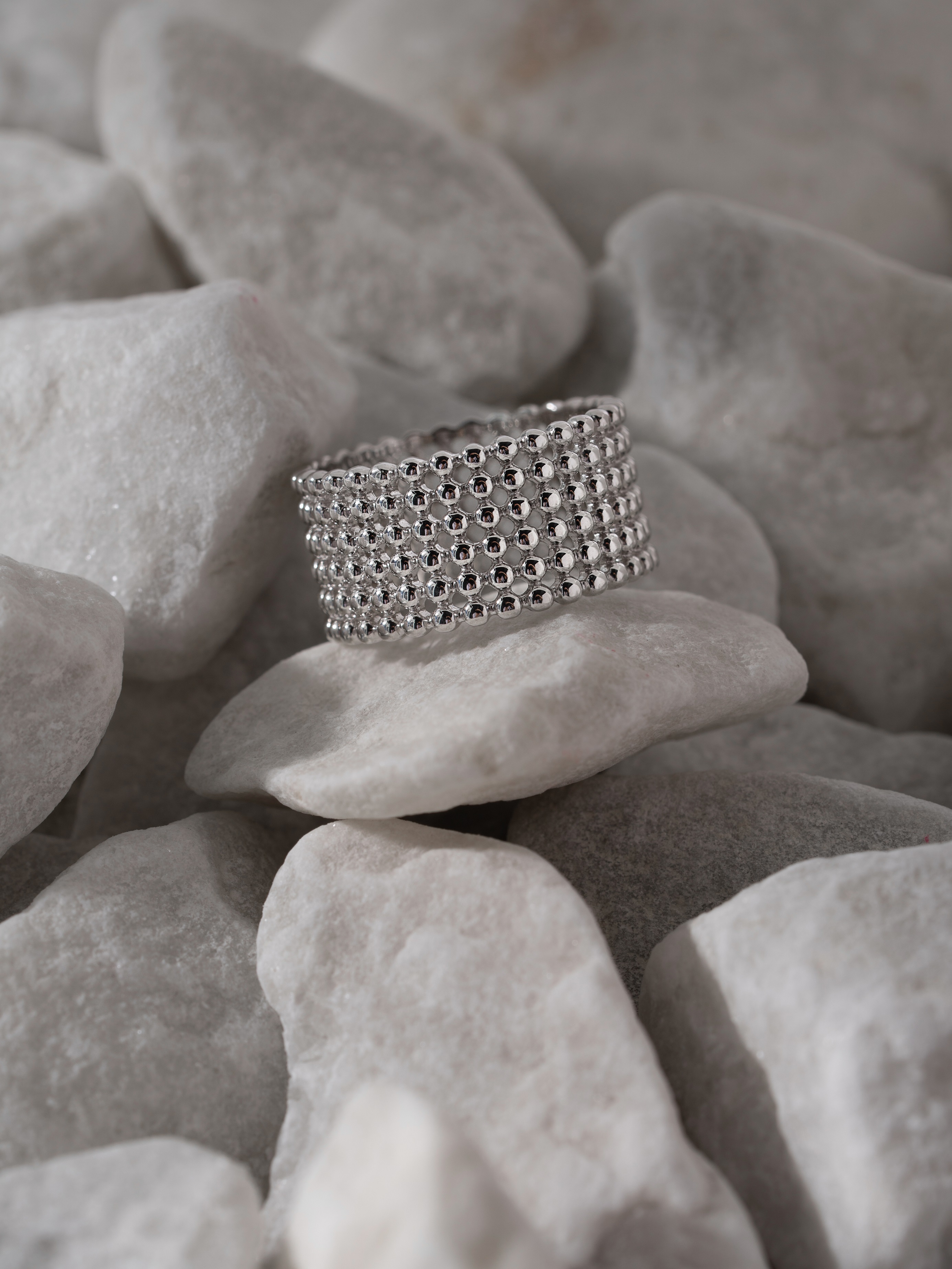 Кольцо Алмазный поток