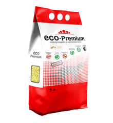 Eco premium наполнитель для кошек древесный ромашка