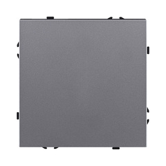 Выключатель 1-клавишный 10А/250В, серый Kollinger Eclipse EC-001GY