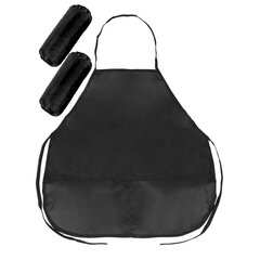 
          Набор Проф-Пресс, фартук, 1 карман, 490*390 мм, нарукавники, 250*120 мм,ЧЕРНЫЙ.