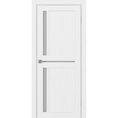 Купить Межкомнатная дверь экошпон Турин 523.221 белый лёд остеклённая