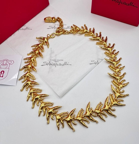 Колье ЛЕТЯЩИЕ ПТИЦЫ в стиле Schiaparelli