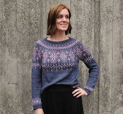 Описание по вязанию пуловера спицами "Rachel"