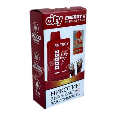 Картридж City Energy 2 - Ледяная Кола 25000 затяжек
