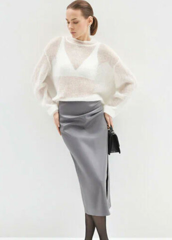 Вспушенная бэби сури альпака PECCI FILATI / SORIANO 1500 белый молочный