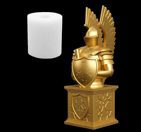 Силиконовый молд Шахматная фигура № 2 Конь ( Серия Шахматы Рыцари)