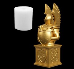 Силиконовый молд Шахматная фигура № 2 Конь ( Серия Шахматы Рыцари)