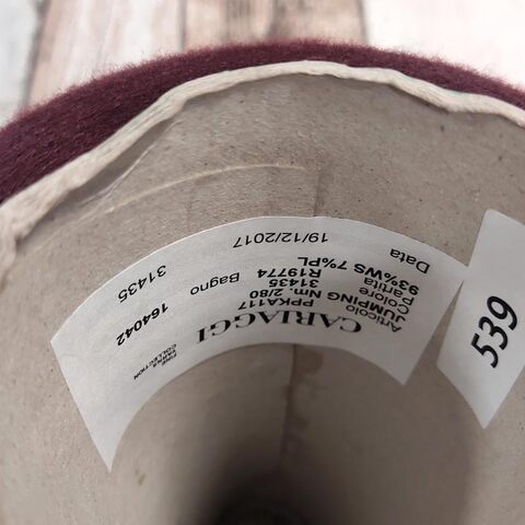 Стрейчевый кашемир CARIAGGI JUMPING 2/80 бордово-коричневый