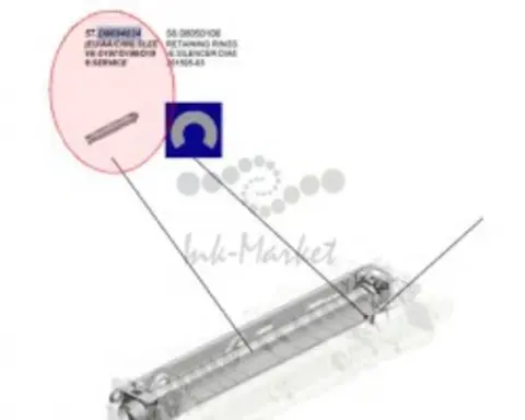 Рукав блока закрепления для моделей MP 2554, MP 3054, MP 3554 RICOH D8694034, D869-4034, D8694020