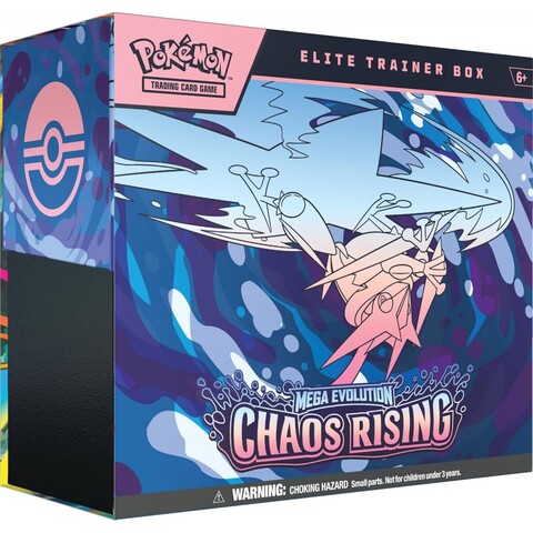 Набор карточек Pokemon TCG: Mega Evolution Elite Trainer Box (Chaos Rising) (на английском языке)