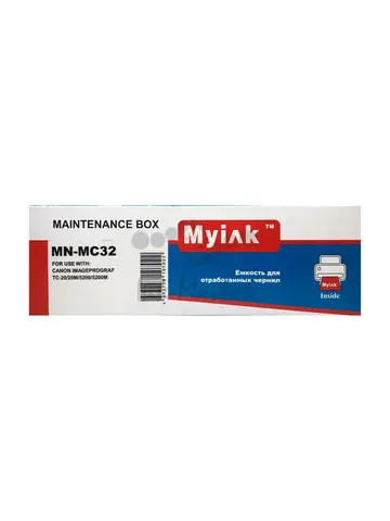 Емкость для сбора отработанных чернил MyInk MC-32 для Canon imagePROGRAF TC-20, TC-20M, TC-21, TC-21M, TC-5200, TC-5200M (Maintenance Cartridge Box 1156C009AA compatible