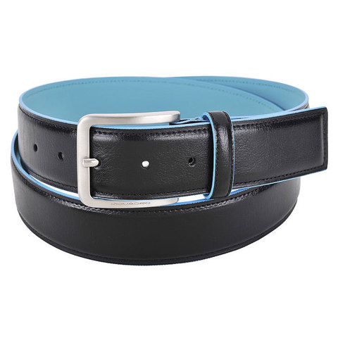 Ремень Piquadro Blue Square CU3254B2/N чёрный натур.кожа