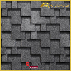 Гибкая черепица ТехноНиколь SHINGLAS Болеро Галька 3 м2