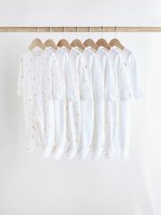 Комбинезон / Cлип для малышей Next K79-522, 7 шт., Белый