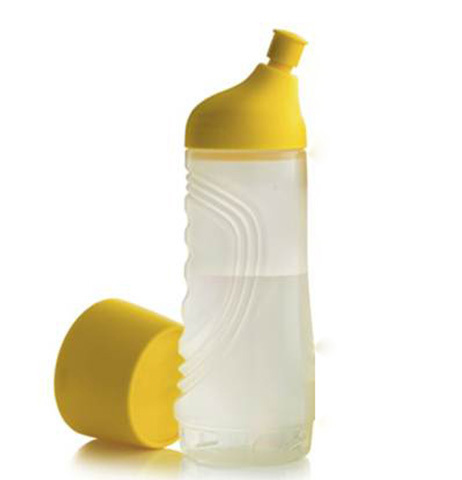 Бутылка спортивная (750 мл) в жёлтом цвете