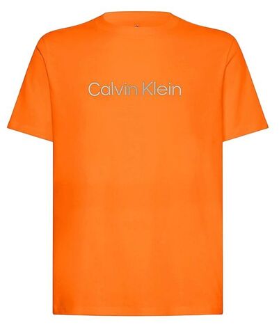Теннисная футболка Calvin Klein PW SS T-shirt - red orange