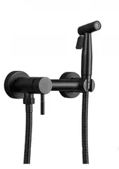 Смеситель с гигиеническим душем HAIBA HB5510-7 черный