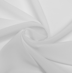 Шифон-шелк стрейч, 115 гр/м2, 150 см, молочный