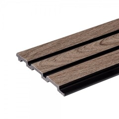 Панель вспененный полистирол ГРЕЙС 3D RAIL Дуб антик 120х2700 мм