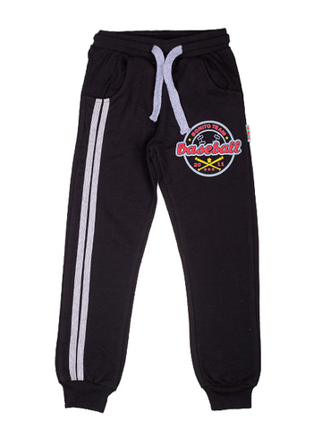 BK468P-2 спортивные брюки детские, черные