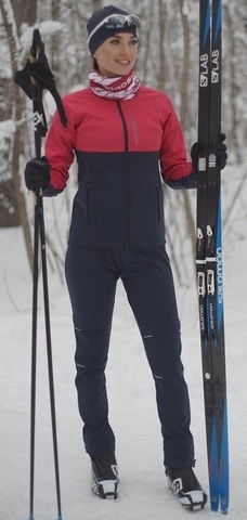 Детский утеплённый лыжный костюм Nordski Premium Pink/Blueberry