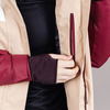 Удлинённая Тёплая Зимняя Куртка Nordski Casual Cream-Beige W