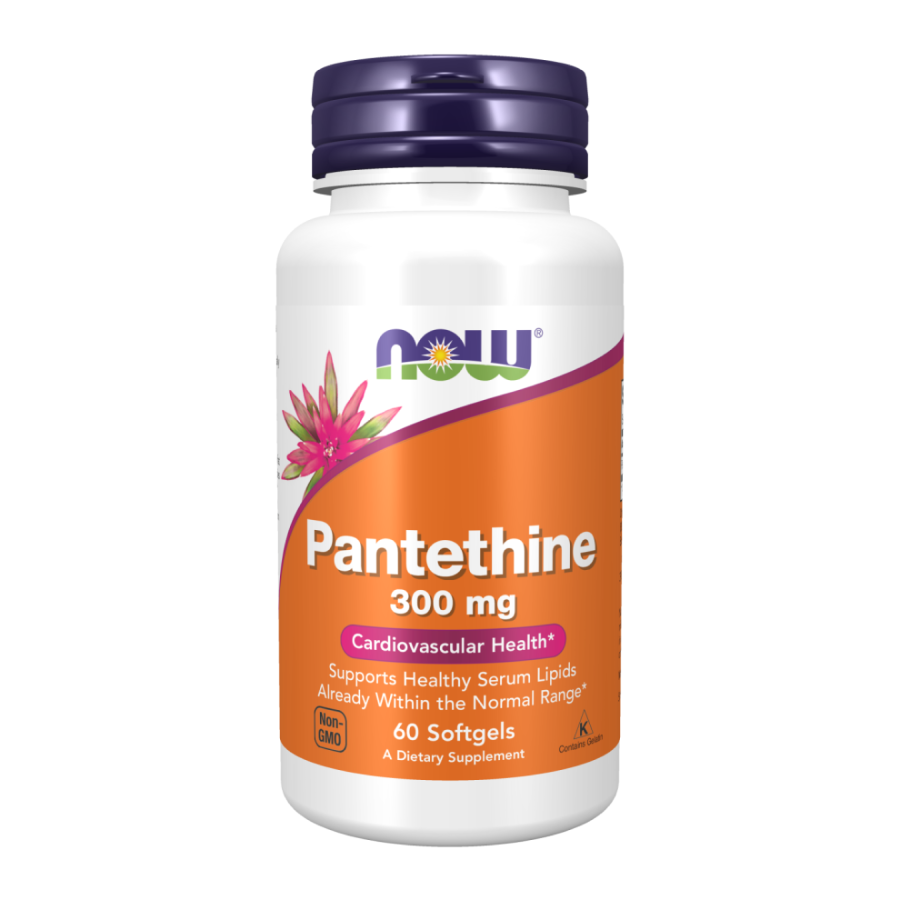 Пантетин 300 мг, Pantethine 300 mg, Now Foods, 60 капсул