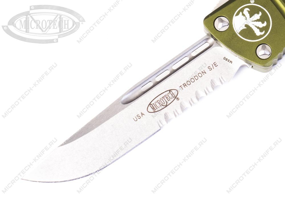 Нож Microtech Troodon 139-11OD Part Serrated - фотография 