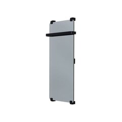 Allen Brau Полотенцесушитель электрический Infinity 100x44 с рейлингом и креплением, черный браш фото