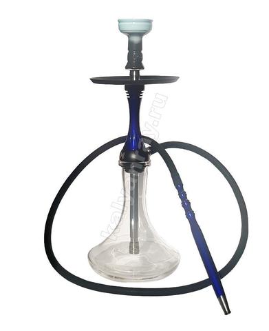 Кальян Alpha Hookah Model X - Dark Blue с колбой Craft Прозрачная (Tr)