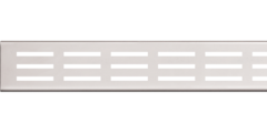 Решетка для дренажного желоба 75 мм, оцинкованная сталь, арт. ADZ-R101 AlcaPlast фото