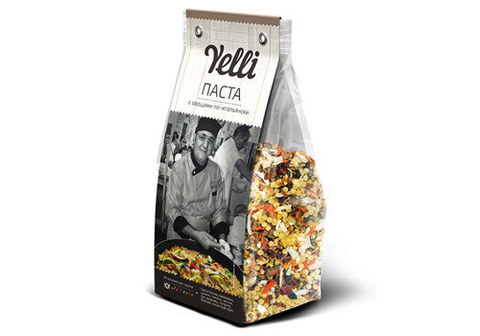 Паста с овощами по-итальянски Yelli, 250г