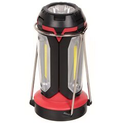 Фонарь кемп, встр акк, зар от сет220В, пластик, черно-красн, SPE17200-4 MX-8801