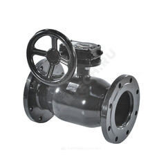 Кран шаровой сталь 11с67п Ду 250 Ру25 фл L=530мм с редуктором FORTECA 183.2.250.025