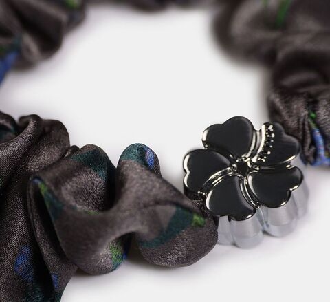 Резинка для волос Mollen Первоцвет графитно-серая