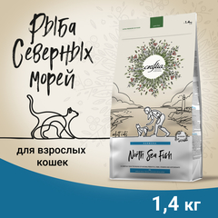 CRAFTIA HARMONA сухой корм для взрослых кошек из рыбы северного моря 1,4 кг