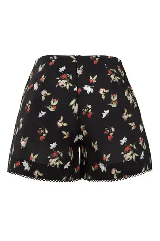 «Flower pants» Шорты из хлопка с кружевной отделкой. (2)