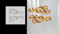 Силиконовый молд Вензель № 107