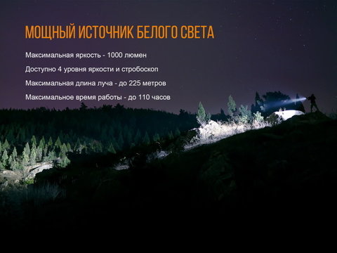 Фонарь светодиодный Fenix TK25R, , 1000 лм, 18650 или CR123A