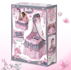 DeCuevas Кроватка для куклы с балдахином 