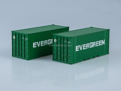 Semitrailer container chassis MAZ-938920 EVERGREEN 1:43 AutoHistory