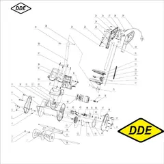Штанга DDE STE140 верхняя часть (790-403-23)