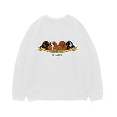 Свитшот "Спаниелей много не бывает"