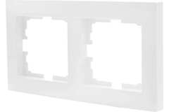 VESNA 742 0200 147 Рамка 2-ая горизонтальная белая