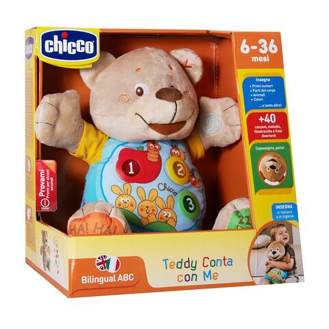 Chicco развивающая игрушка Говорящий мишка Тедди