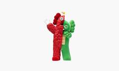 KAWS KACHAMUKKU Vinyl Figure "Green Red"