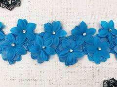 Кружево плетёное, ш. 9 см.