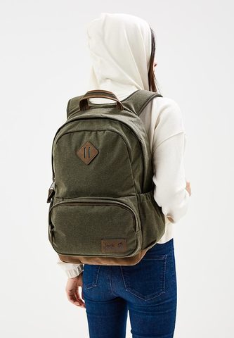 Картинка рюкзак городской Jack Wolfskin Tweedey woodland green - 3