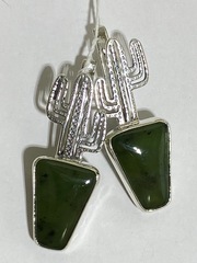 Мексика (серьги из серебра)