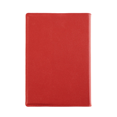Ежедневник комбинированный с обработанными краями «Цветные линии», красный белая вставка
